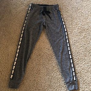 Grey PINK joggers